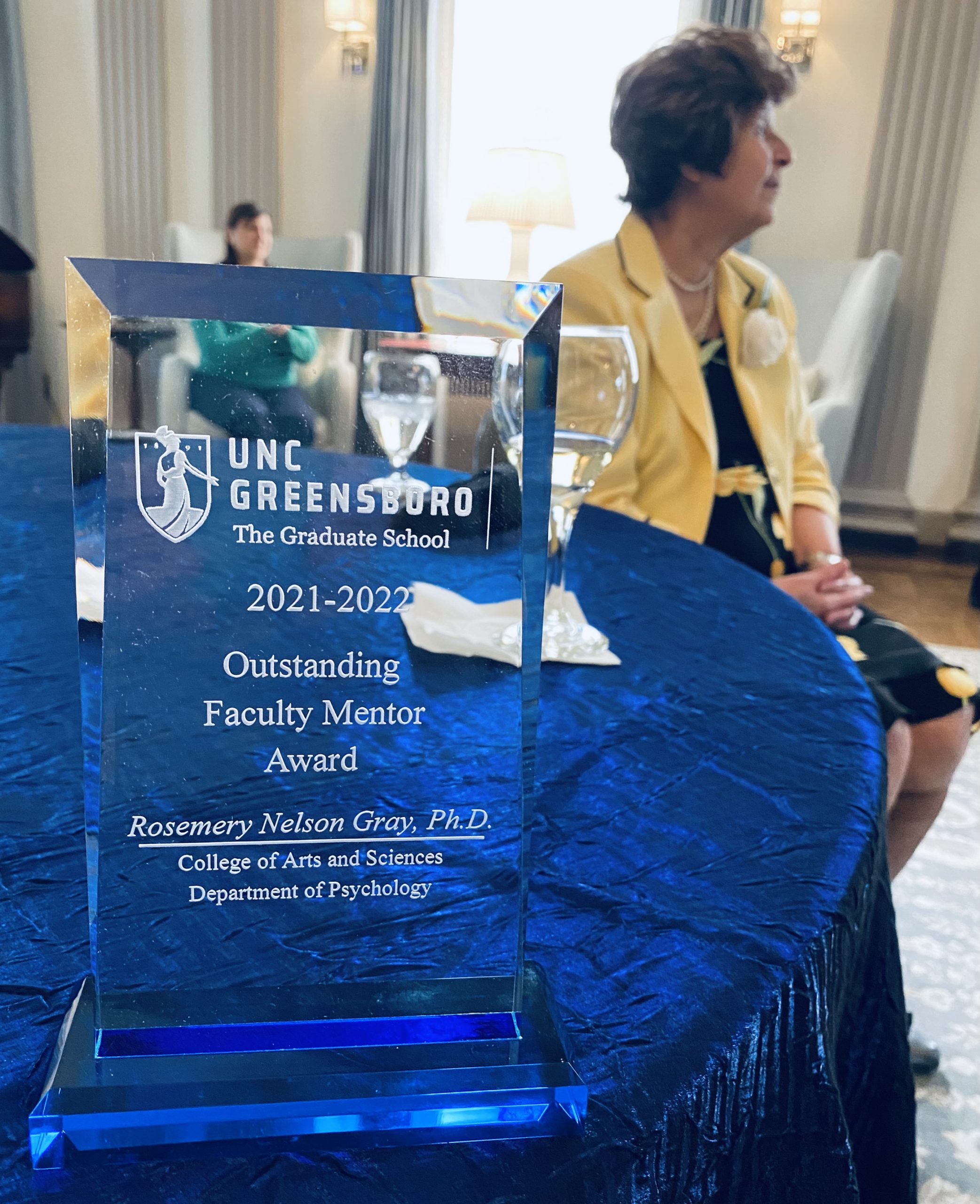 Featured Image for Nelson-Gray is Recipient of the Outstanding Faculty Mentor Award