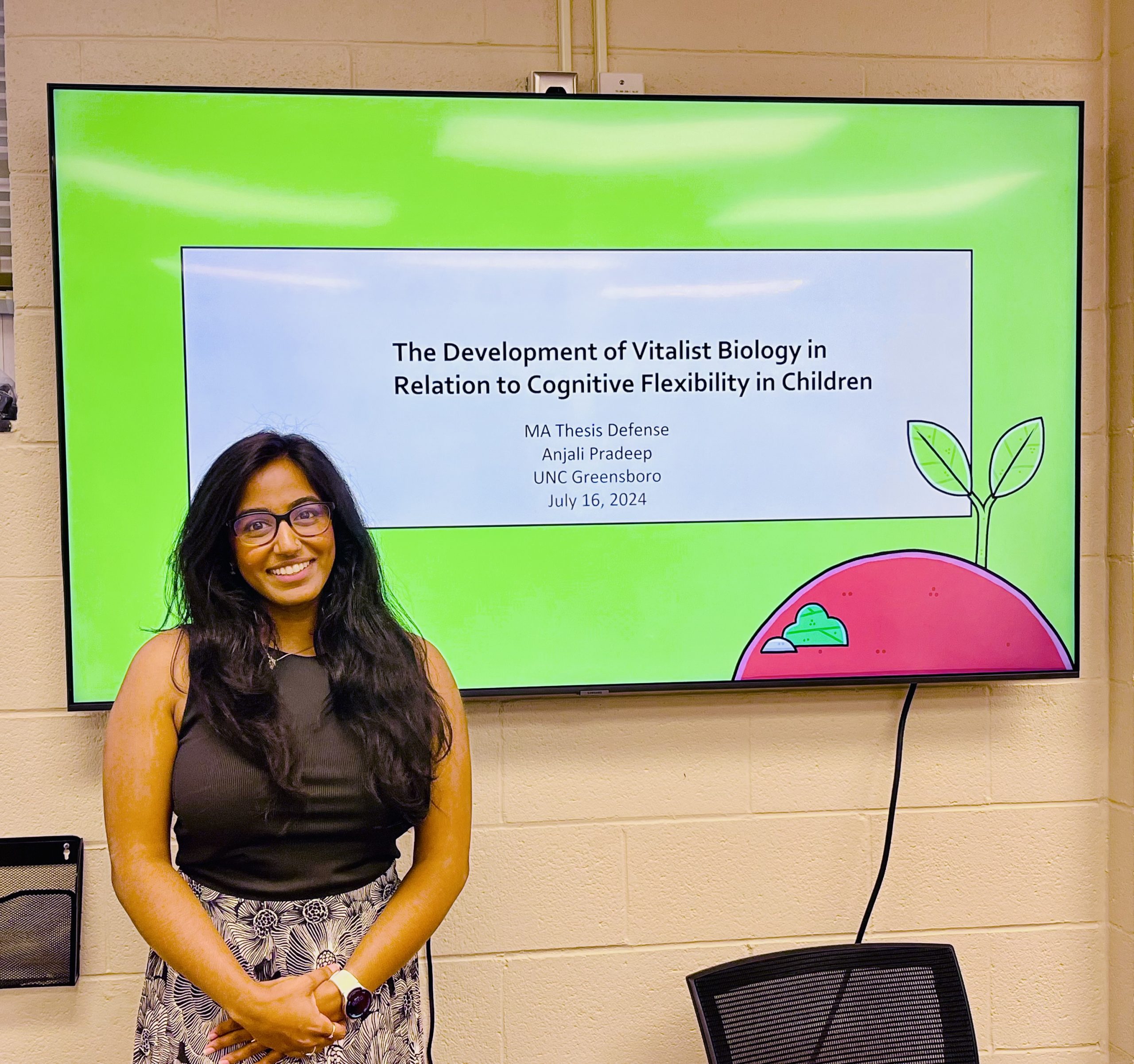 Anjali Pradeep thesis defense photo