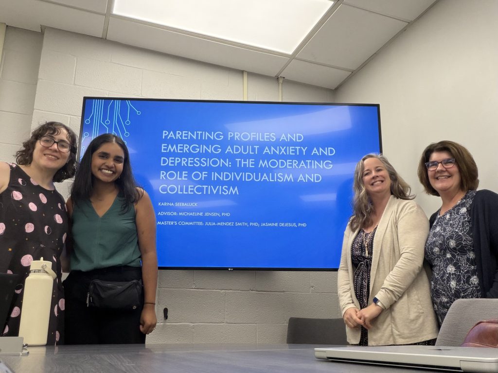 Karina Seebaluck and her thesis committee